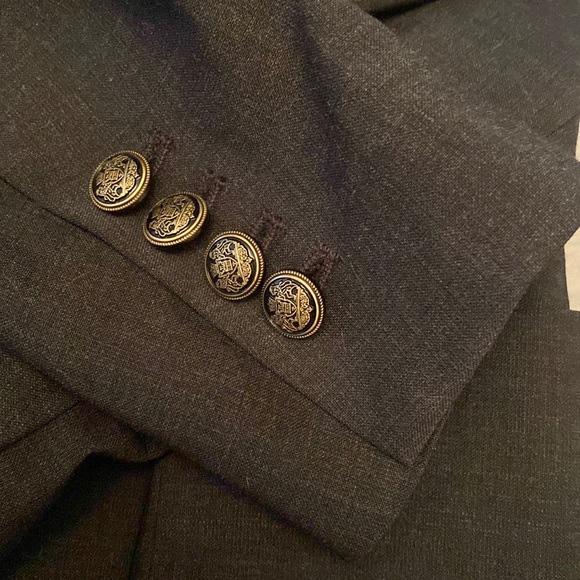 Blazer Aritzia Talula dark grey Shrunken Exeter blazer - Picture 13 of 16